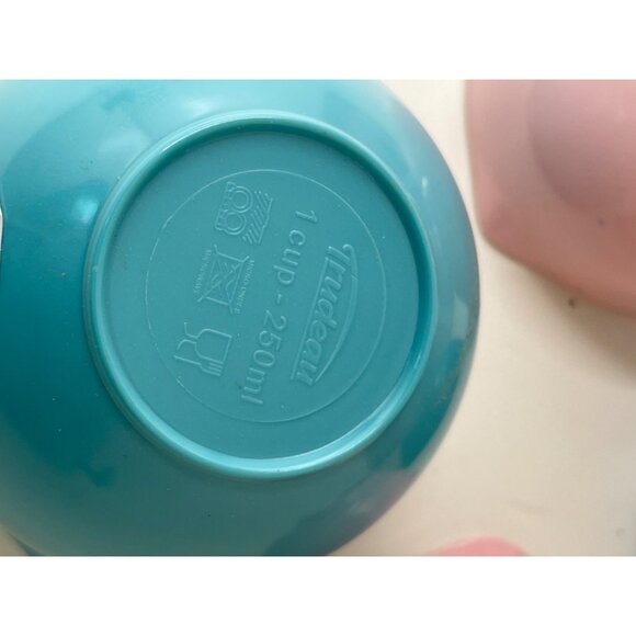 Measuring Cups Pink & Blue By Trudeau  4Pc. New With Tags! - Picture 4 of 5